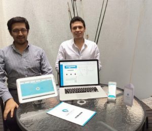 Cambio de marca Ontrack Rodrigo y Arturo, fundadores de Ontrack en su lanzamiento en 2013